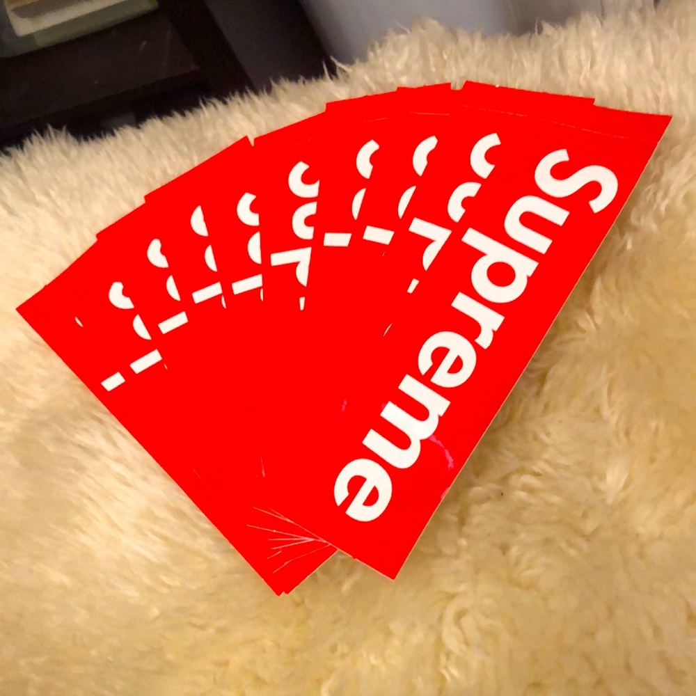 Supreme Box Logo Bogo Stickers Bundle Lot